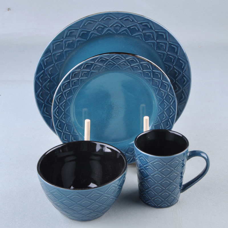 Reactive Glazed Tableware Set Ceramic Mugs Wholesale
